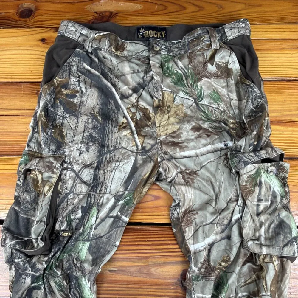Rocky Scent IQ Atomic Cargo Pants Men’s XL Realtree AP Camo